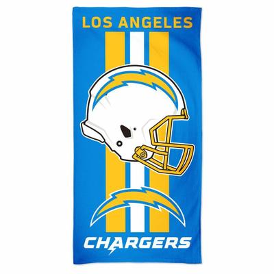 Handtuch Set WINCRAFT "Wincraft Strandhandtuch Los Angeles Chargers 150 x 75cm", Kinder, Gr. 1 Stk., Frottee, mehrfarbig, Frottee, 100% Baumwolle, Handtuch-Sets