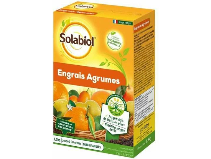 SOLABIOL SOAGY15 Engrais pour agrumes - 1\,5 kg