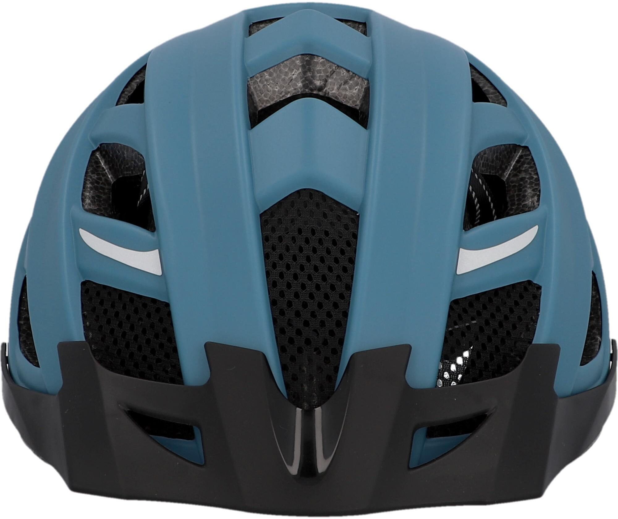 Fahrradhelm FISCHER FAHRRAD "Urban Plus Chicago" Gr. S, grün (cyan), Helme, S/M Kopfumfang: 52cm - 59cm, Fahrradhelm