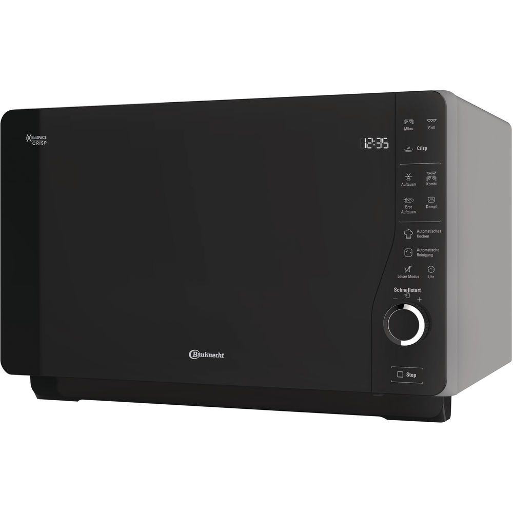 Bauknecht MW427L Standgeräte Solo 800 W Größe: mittel 7 Stufen Dampfgaren Grill (Schwarz, Grau) MW 427 SL