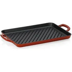 Kela Grillplatte Calido, Pfanne + Kochtopf, Rot