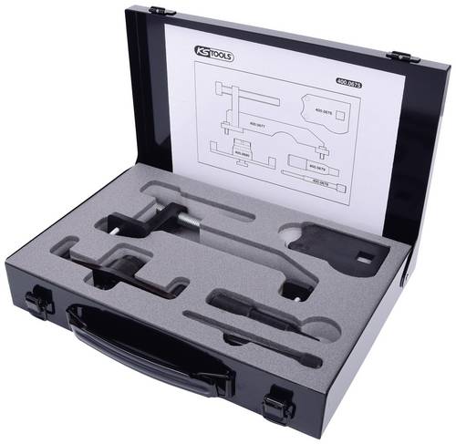 KS Tools 400.0675 Motoreinstell-Werkzeug-Satz für GM / Opel / Saab, 5-tlg