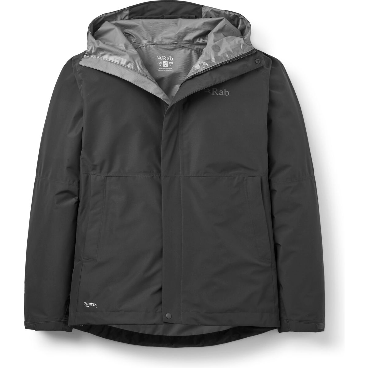 Rab Downpour Jacket black (BLK) XXL QWI-06-BLK-XXL
