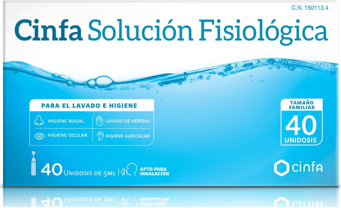 CINFA Solución fisiológica 40uds