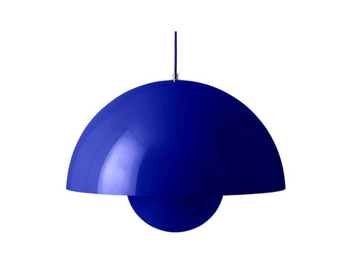 &Tradition Flowerpot VP2 Big Pendelleuchte Kobaltblau