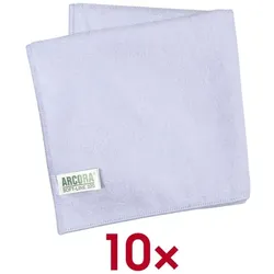 ARCORA Microfasertuch »Soft-Line« 10 Stück weiß