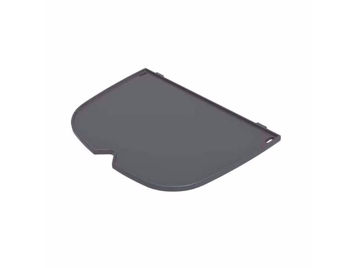 Weber Plancha einseitig für Q2000N-Serie Grillplatte – Weber Grill Ablage/Grill Rollwagen/Grill Erweiterung – grau