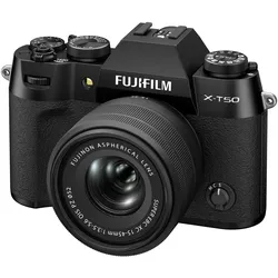 X-T50 schwarz + XC 15-45 mm OIS PZ, Kamerakit
