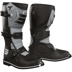 Shot, Motorradschuhe, RACE 2 Stiefel schwarz-grau 40 (Herren, 40)