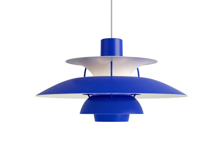 Louis Poulsen Suspension PH 5 Ø500, Bleu