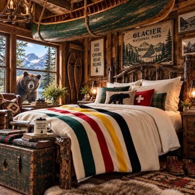 Pendleton 50717 National Parks Glacier Blanket