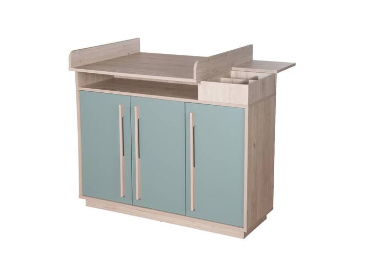 Roba Wickelkommode Selva, Grün, Holz, 118x103x77 cm, Baby- und Kindermöbel, Babyzimmer, Wickelkommode & Zubehör, Wickelkommoden