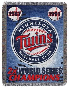 Twins Commemorative Series Throw by MLB in Multi
