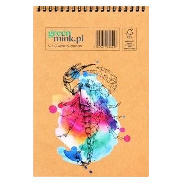 Schubiger Skorpion-Skizzenbuch (Blanko, Harter Einband) (GRE-454800)