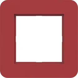 Hager WAD9100RG Rahmen 1fach, C.8, rot glänzend