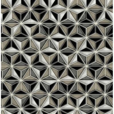 Seabrook Designs Einstein Geometric Unpasted Wallpaper