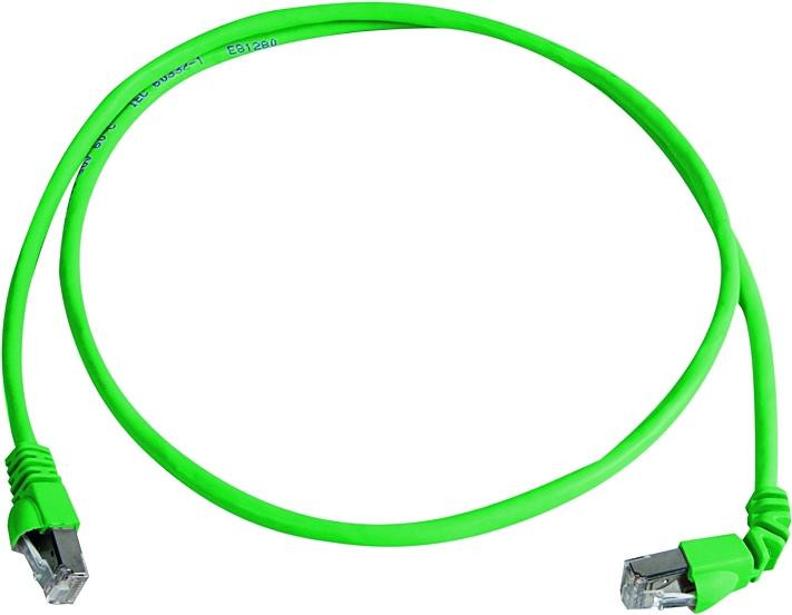 Telegärtner Cat6a S/FTP Patchkabel RJ-45 naar RJ-45, Groen, 0,5 meter
