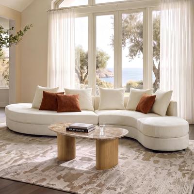 HULALA HOME Modern David Sectional Sofa