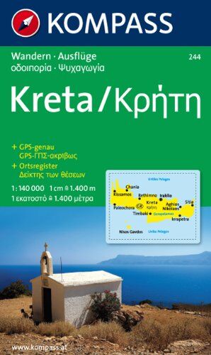 Kreta / Kriti 1 : 140 000: Wandern, Ausflüge. Mit Ortsregister. GPS-genau - Preis vom 13.10.2026 19:28:25 h