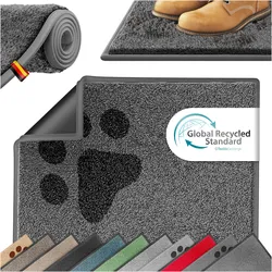 KESSER® Schmutzfangmatte rutschfeste Fußmatte für Innen- & Außenbereich waschbar & wetterfest   Türmatte Wohnungseingang   Teppich für Büro & Vorzimmer   Fußabtreter Fußabstreifer