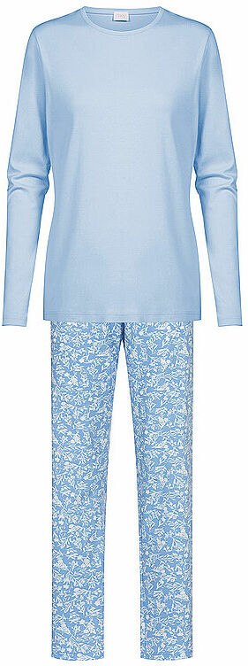 MEY Pyjama blue silk  hellblau   46 46