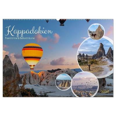 Kappadokien, Feentürme und Ballonträume (Wandkalender 2027 DIN A2 quer), CALVENDO Monatskalender
