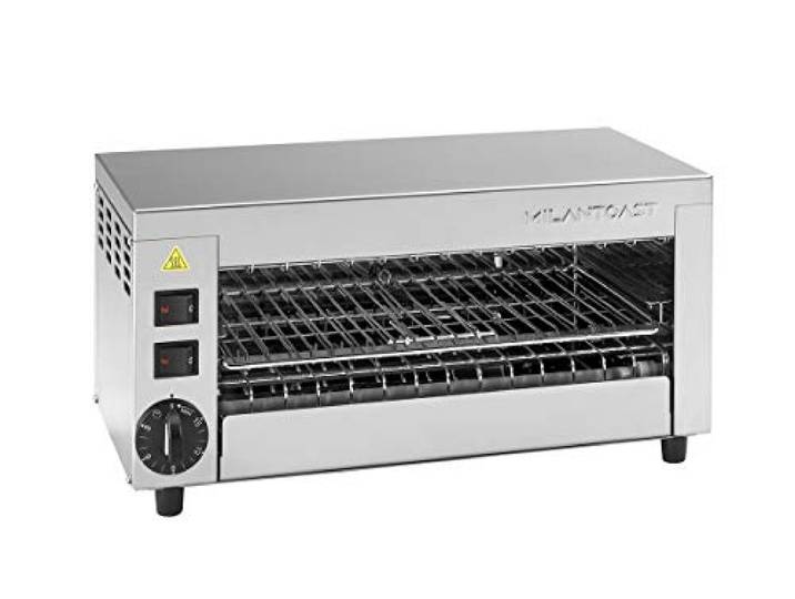 MilanToast 420.100 Edelstahl Durchlauftoaster, 23cm Höhe, 43cm Breite, 23cm Länge