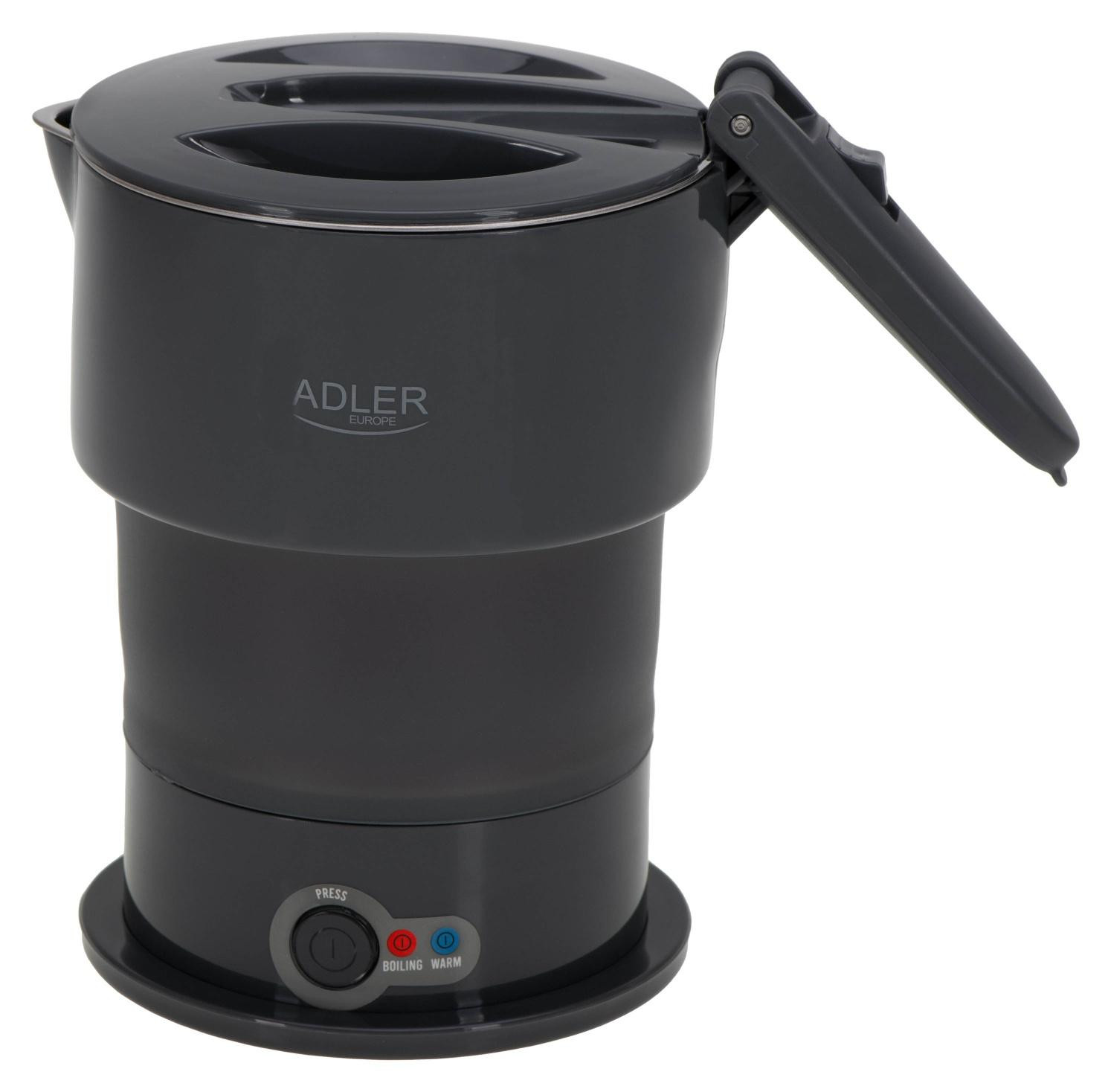 Adler Camry AD 1377g grijze siliconen waterkoker
