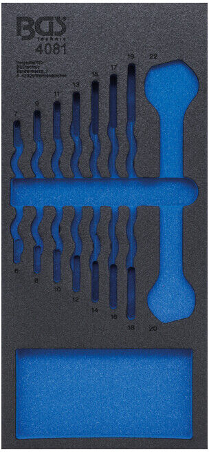 BGS Insert de servante d'atelier 1/3, vide pour art. 4081 ; BGS technic (4081-1)