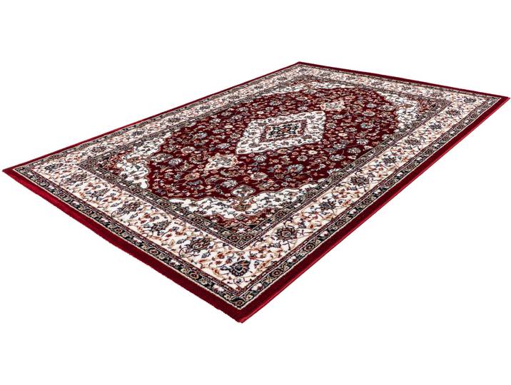 Teppich OBSESSION Isfahan 740 , rot, B:120cm H:11mm L:170cm, Polyester, Teppiche, Teppich, Orient-Optik, ideal im Wohnzimmer & Schlafzimmer