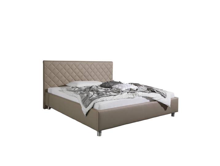 Livetastic Polsterbett Baltimore, Taupe, Metall, 200x200 cm, Made in Germany, für Lattenrost geeignet, Schlafzimmer, Betten, Polsterbetten
