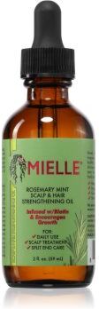 Mielle Rosemary Mint Scalp & Hair Strengthening Oil óleo rerforçador para cabelo 59 ml. Rosemary Mint Scalp & Hair Strengthening Oil