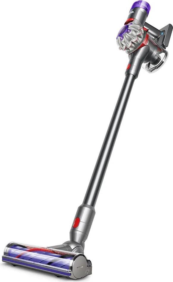 Dyson V8 Advanced, 2-in-1-Stabstaubsauger, Beutellos, Nickel, Silber, Trocken, Zyklonal, Teppich, Harter Boden, Holzboden