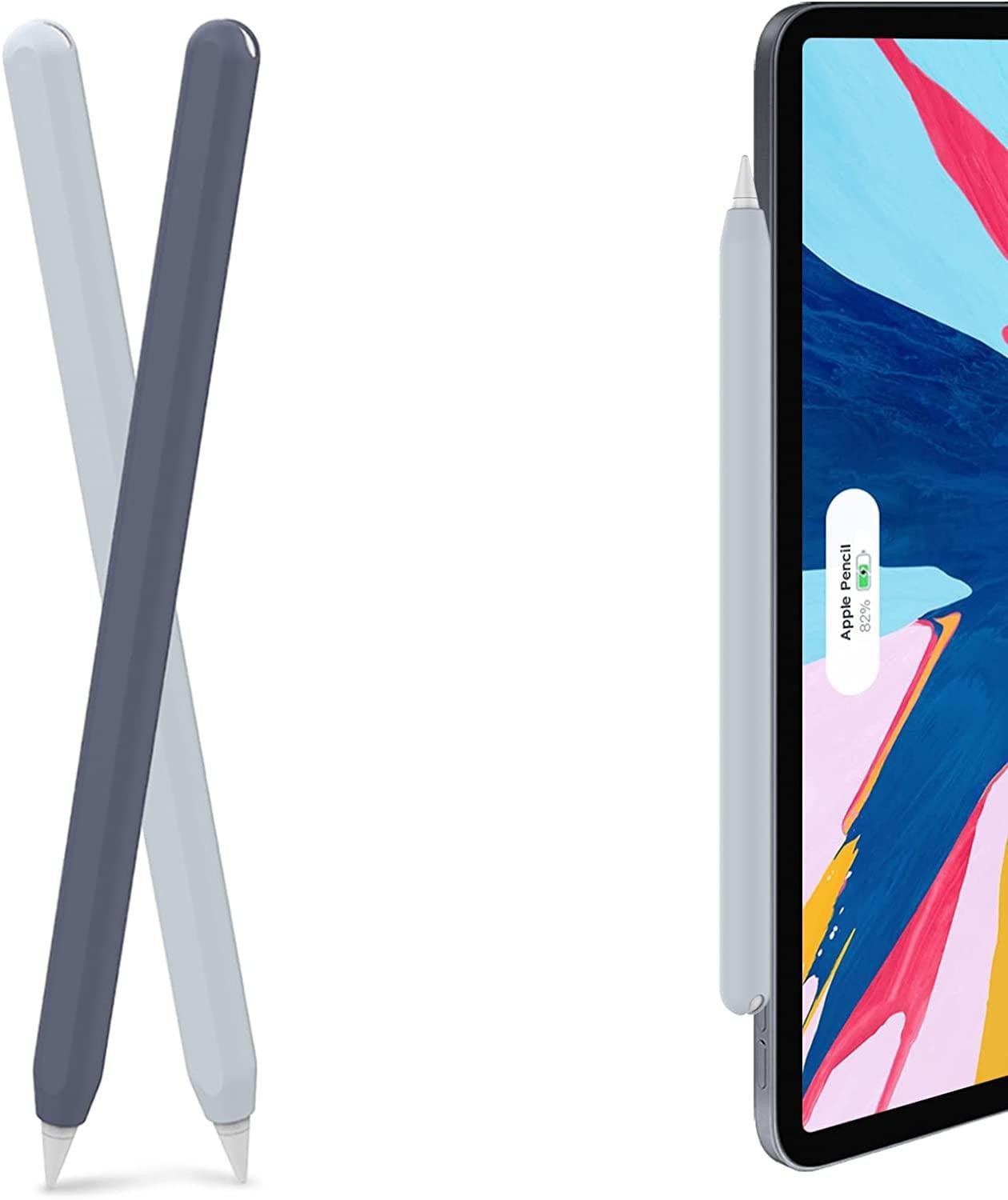 AhaStyle 2-delig pakket ultra-dunne siliconen beschermhoes voor de Apple Pencil 2e generatie