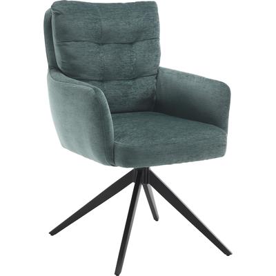Esszimmerstuhl HOME AFFAIRE "Sant Tropez", grün (grün, schwarz, grün), B:60cm H:92cm T:67cm, Stühle, Esszimmerstuhl