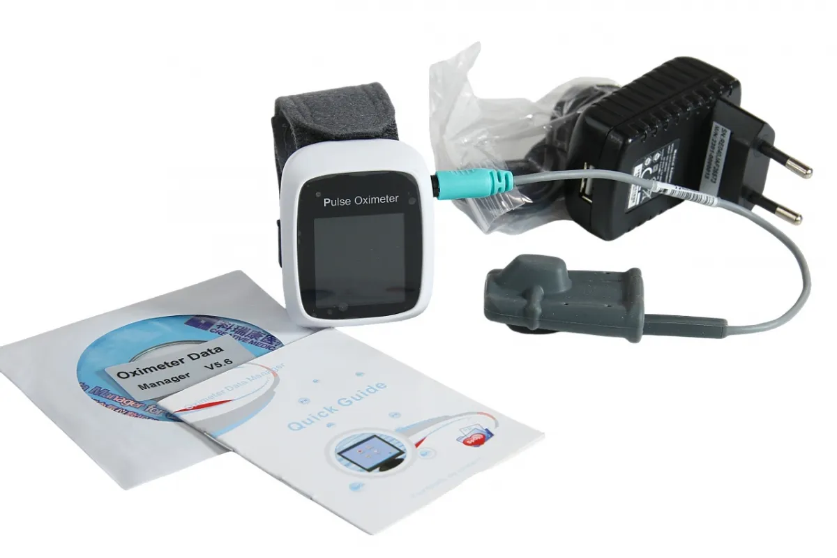 Creative Medical Handgelenkpulsoximeter AP-10 inkl. SpO2-Soft-Fingersensor M900100-GG