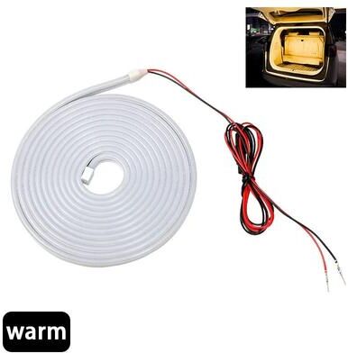 Uplift Treasures Universal LED Car Trunk Ambient Light Strip With Auto Sensor warm length 2m