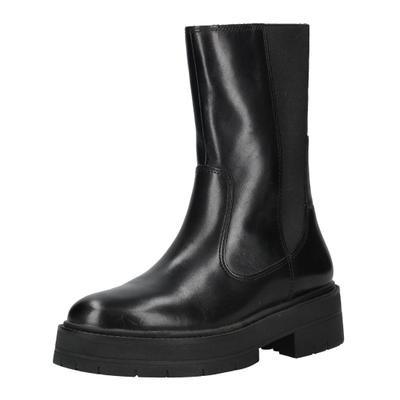 Stiefel GEOX "Geox Stiefel Leder/Textil", Damen, Gr. 40, Textil, schwarz, Leder, Textil, Schuhe Stiefel