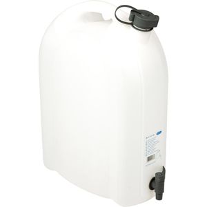 Pressol Wasserkanister 21177, 20 Liter, lebensmittelecht mit Schraubverschluss & Auslaufhahn
