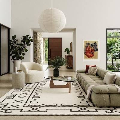 Nuloom June Geometric Reversible Wool Area Rug