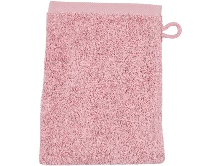Waschhandschuh ROSS Sinfonie , rosa (altrosa), B:16cm L:22cm, Frottier, Handtücher, Waschhandschuh, in modernen Unifarben
