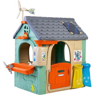 Spielhaus FEBER "Recycled Eco", bunt, Spielhäuser, KinderB:120cm H:150cm T:94cm, Kunststoff, Spielhaus, Made in Europe, B:120cm H:150cm T:94cm