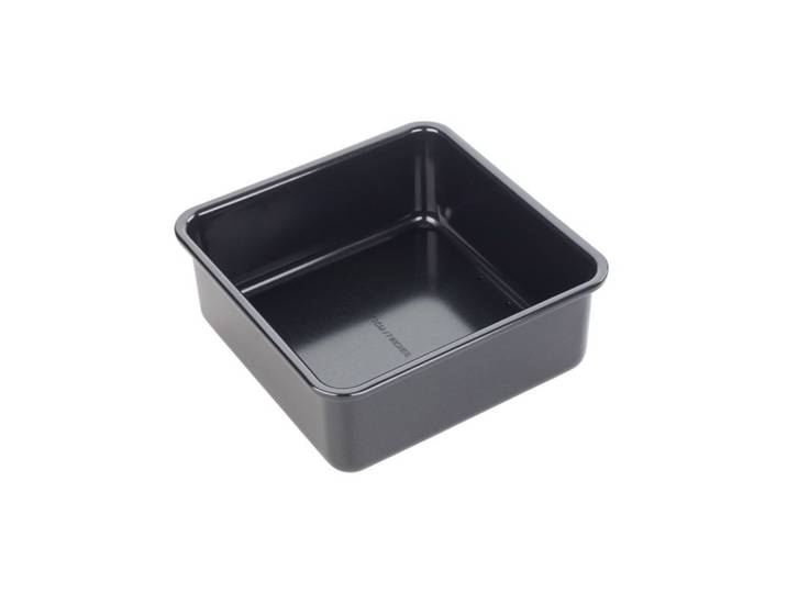 Diverse Backform Kuchen quadratisch, 18x18x8cm, Antihaft - Material: Stahl - 1353