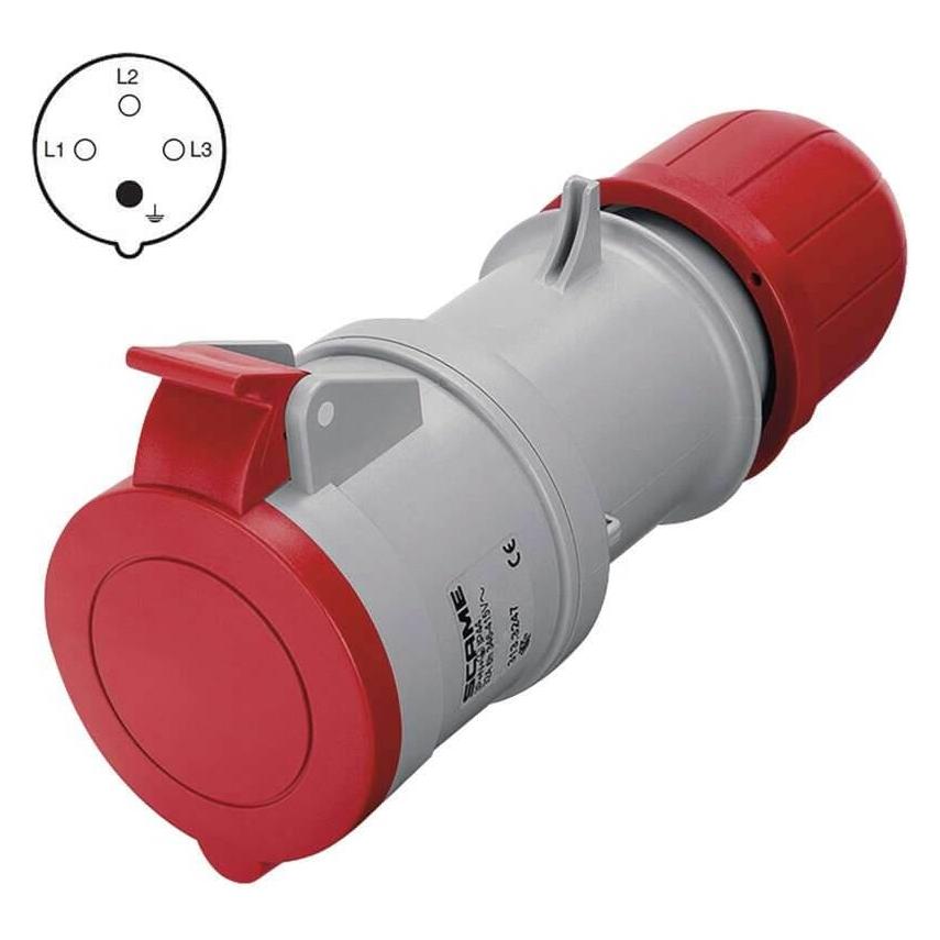 Scame Emos A6310 SPOJKA 4P16A/400V IP44 OPTIMA (43038826)