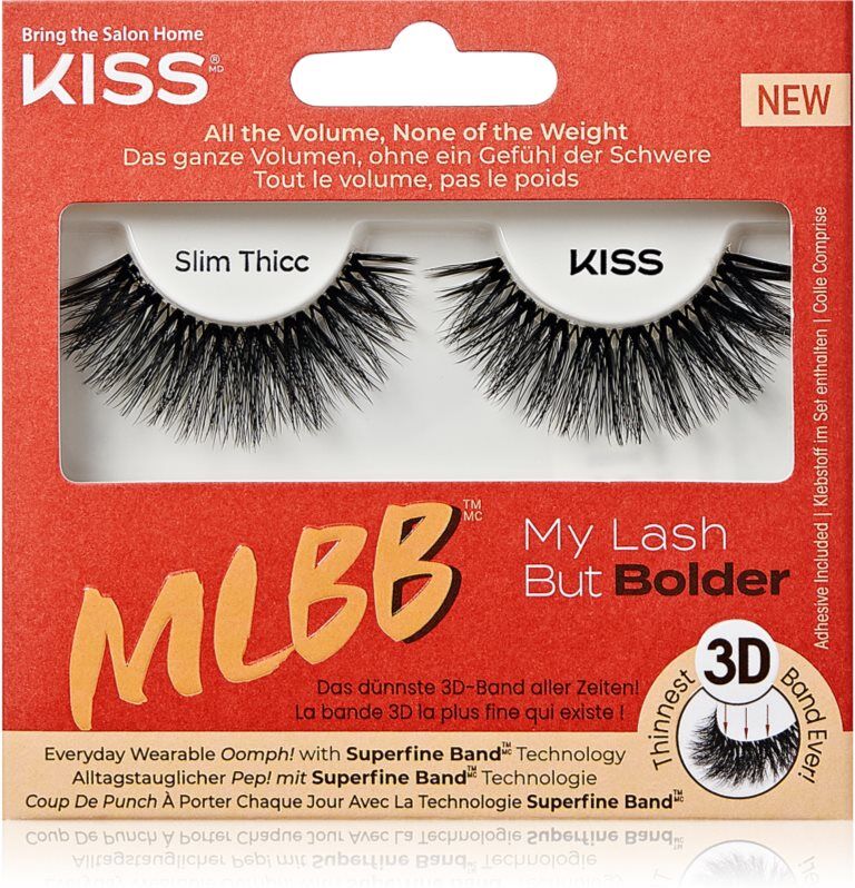 Kiss My Lash But Bolder false eyelashes Slim Thicc 1 pair