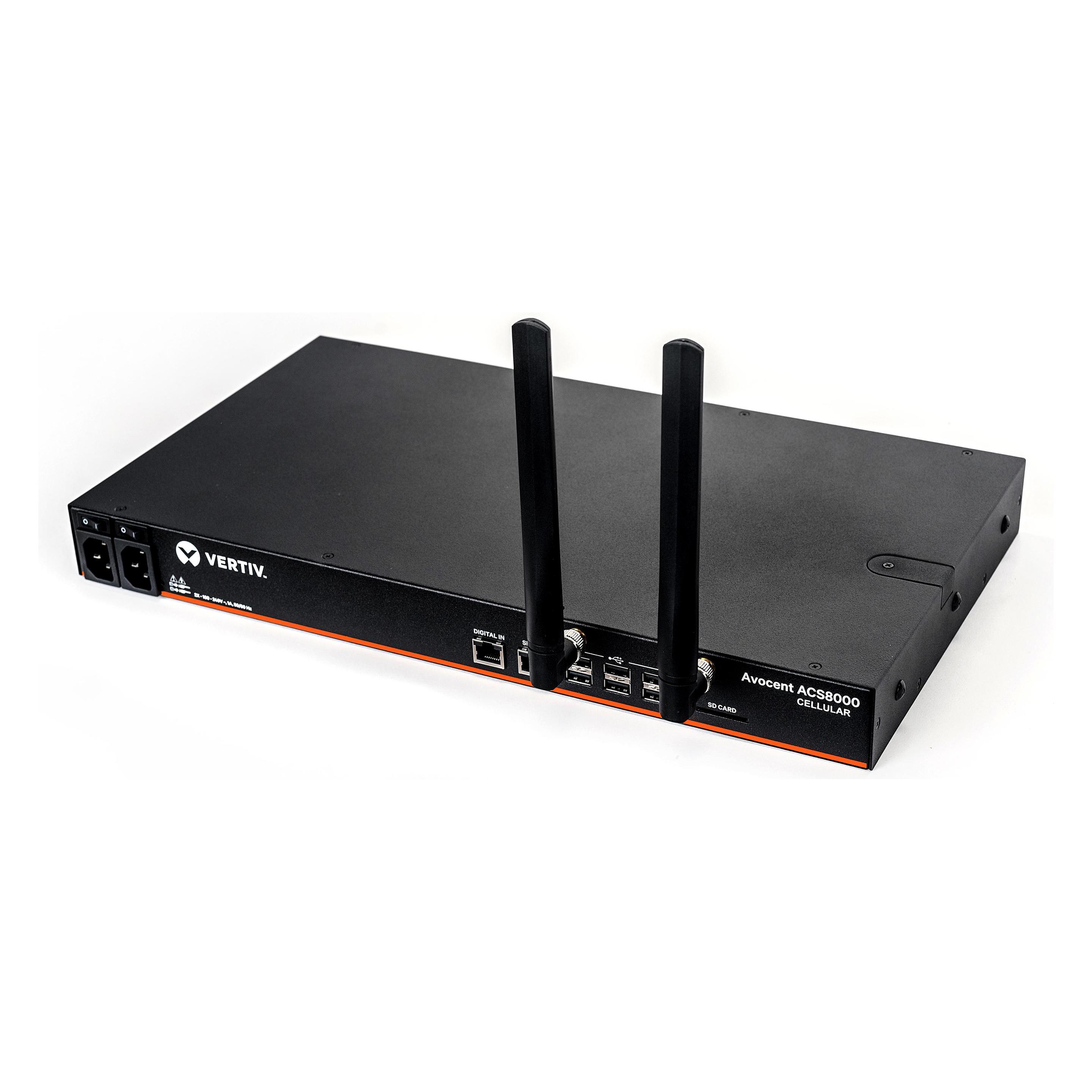 Vertiv Avocent ACS8008-EU-DAC-400, LOCAL,LDAP,RADIUS,TACACS+ and OneTimePasswords(OTP), 3DES,128-bit (ACS8008-EU-DAC-400)