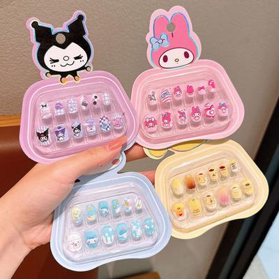 Modern Mode Marketplace Kawaii Hello Kitty Press On Nails Cute Cartoon Nail Art Set d