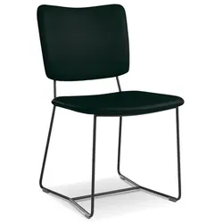 bert plantagie Stuhl Kiko K11 Leder Schwarz