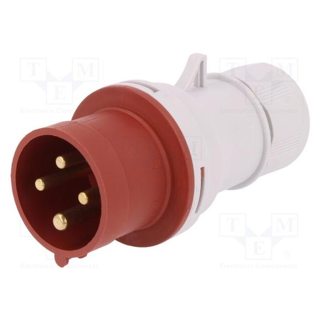 Pawbol B.1029 wtyczka siłowa 16A 4p Twiggy IVN 164 (IEC 60309) (B.1029)
