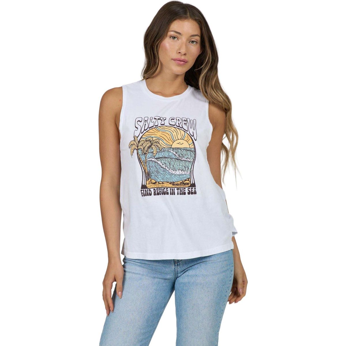Salty Crew Keyhole Muscle Tank white (WHT) S 20635263W-WHT-S